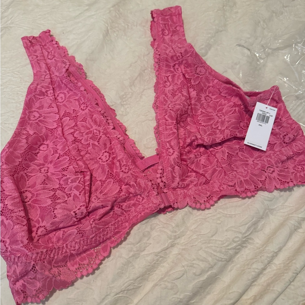 Old Navy Pink Front Closure Bra